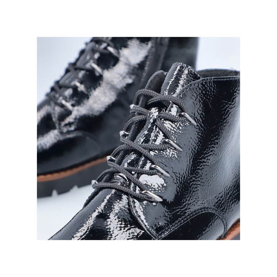 bottes noires à fermeture éclair pour femmes rieker 44902-00