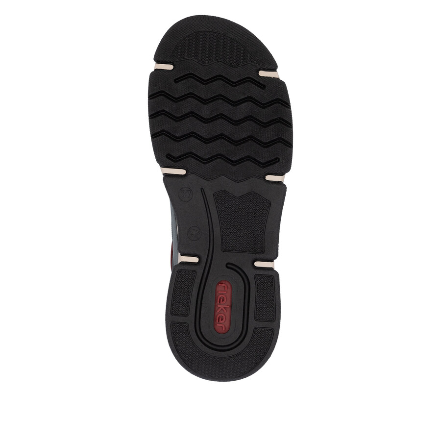 bottes bleues à fermeture éclair pour femmes rieker 45983-14