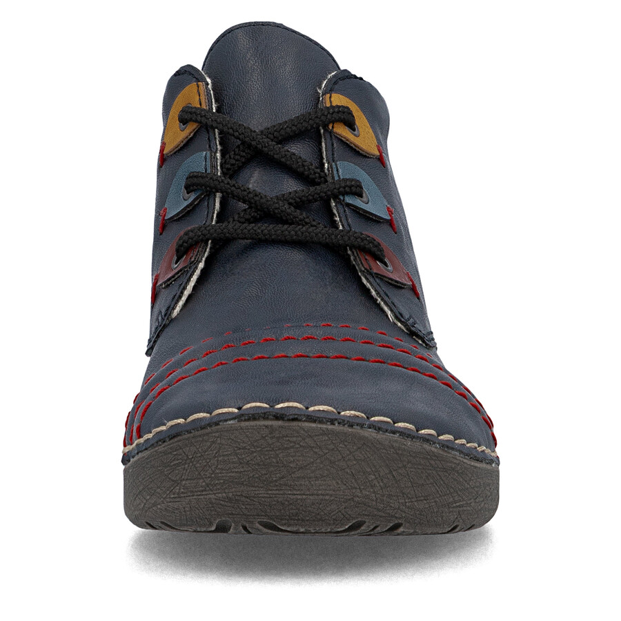 bottes élastiques bleues pour femmes rieker 52509-14