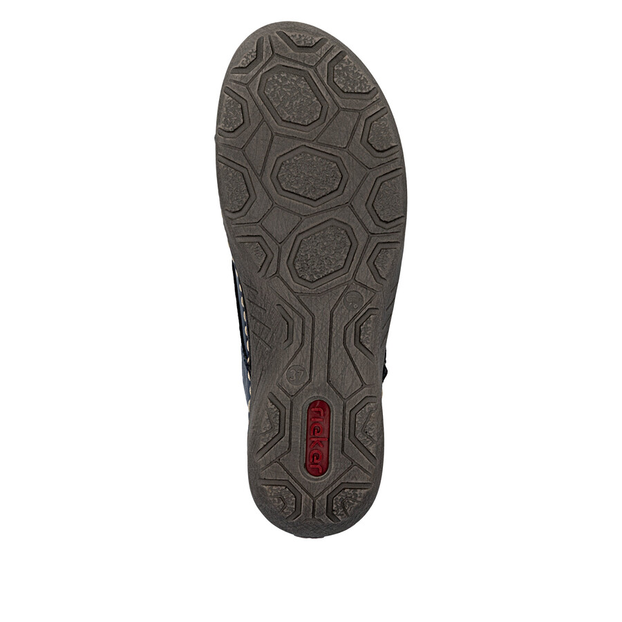 bottes élastiques bleues pour femmes rieker 52509-14