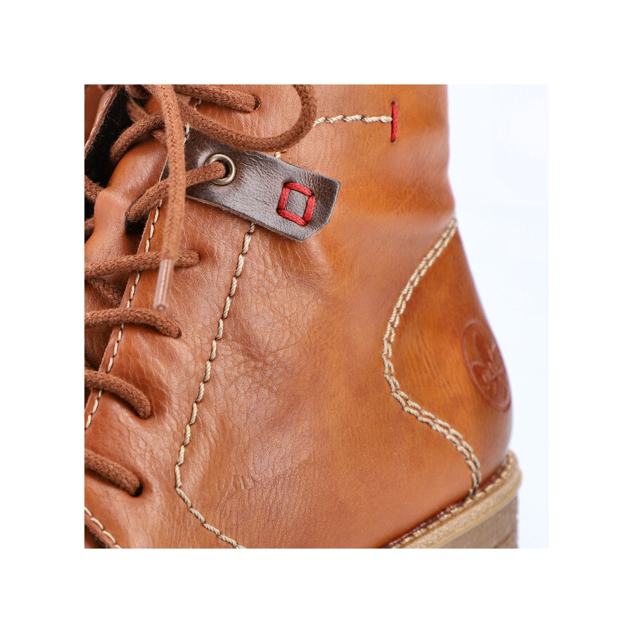 bottes marron à fermeture éclair pour femmes rieker 73501-24