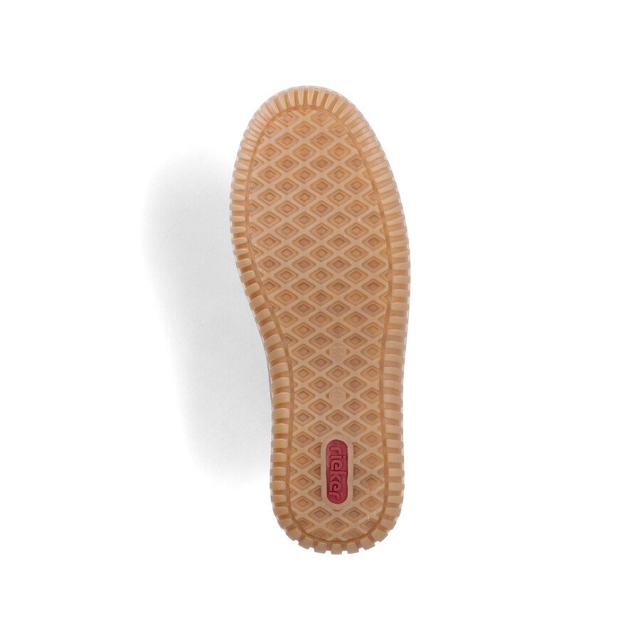 bottes marron à fermeture éclair pour femmes rieker 74233-24