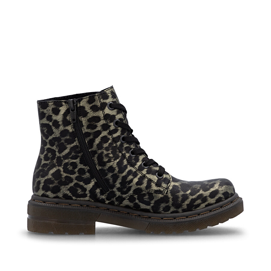 bottes à fermeture éclair multiples pour femmes rieker 78240-90