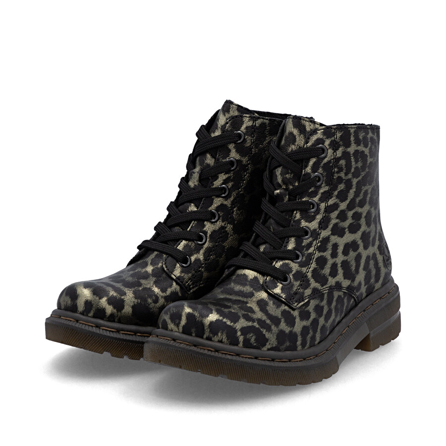 bottes à fermeture éclair multiples pour femmes rieker 78240-90