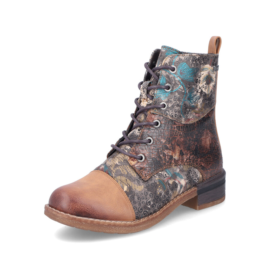 bottes à fermeture éclair multiples pour femmes rieker 94611-90