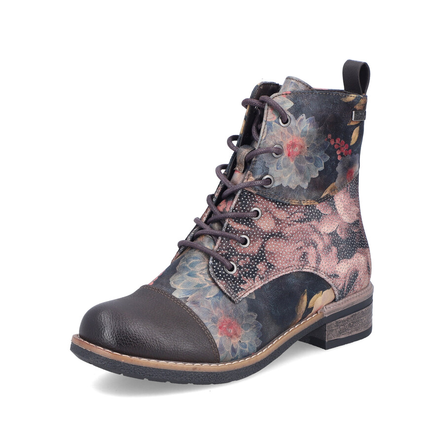 bottes à fermeture éclair multiples pour femmes rieker 94611-91