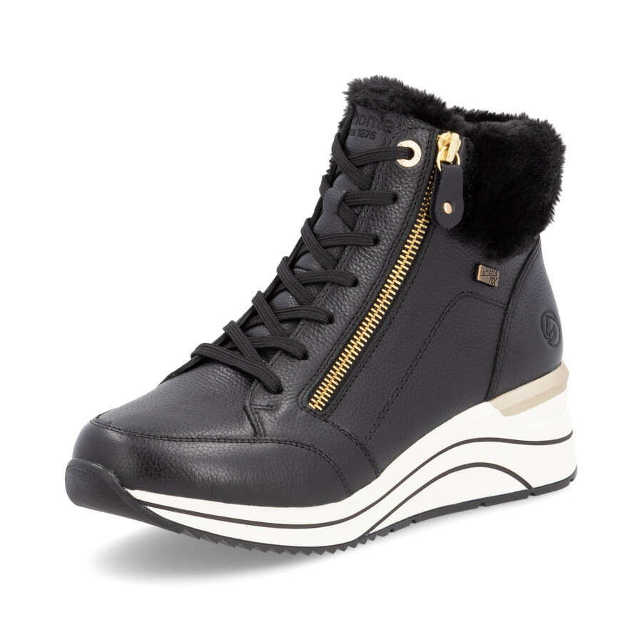 bottes noires à fermeture éclair pour femmes remonte d0t77-02