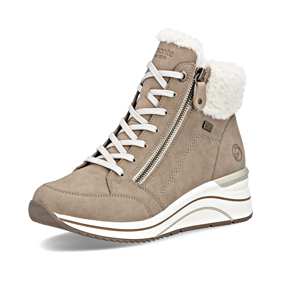 bottes marron à fermeture éclair pour femmes remonte d0t77-20