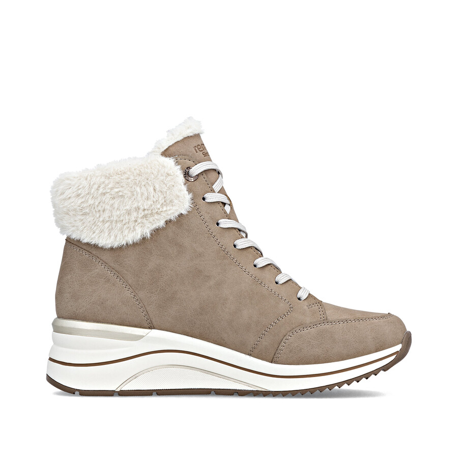 bottes marron à fermeture éclair pour femmes remonte d0t77-20