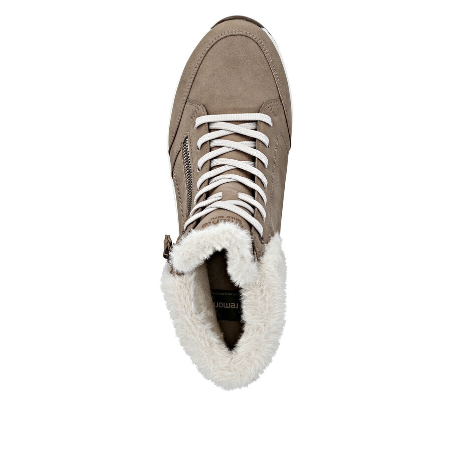 bottes marron à fermeture éclair pour femmes remonte d0t77-20
