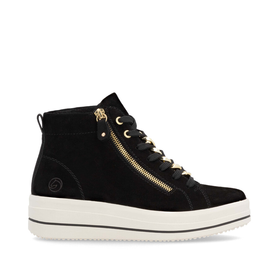 bottes noires à fermeture éclair pour femmes remonte d1c70-02