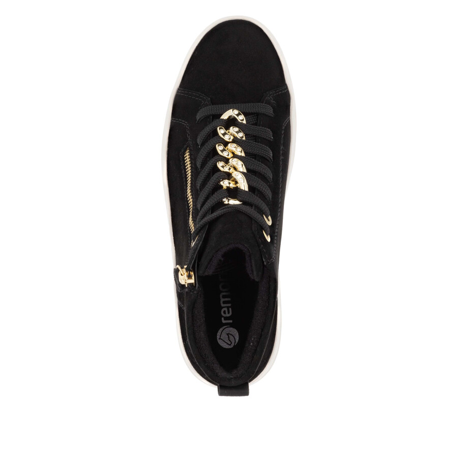 bottes noires à fermeture éclair pour femmes remonte d1c70-02
