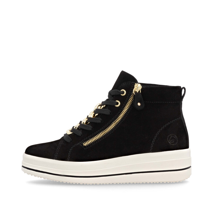 bottes noires à fermeture éclair pour femmes remonte d1c70-02