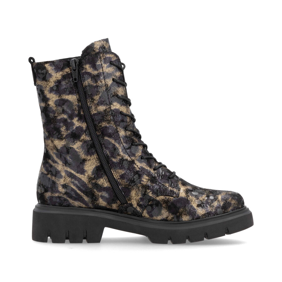 bottes noires à fermeture éclair pour femmes remonte d1w72-03