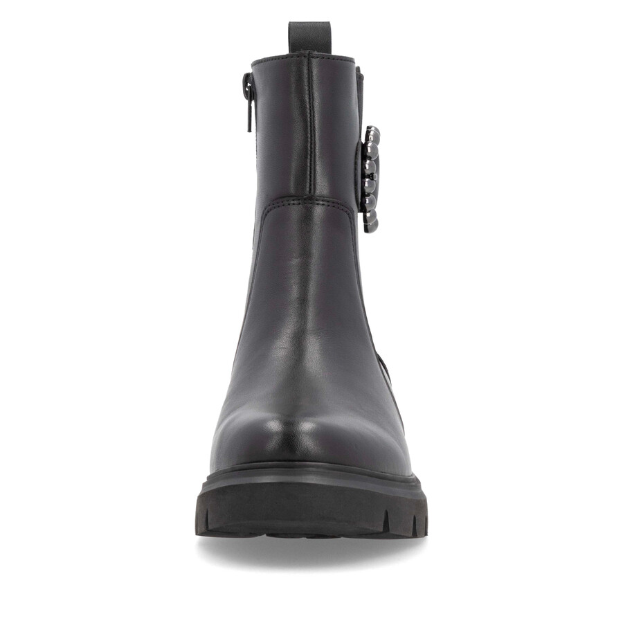 bottes noires à fermeture éclair pour femmes remonte d1w74-00