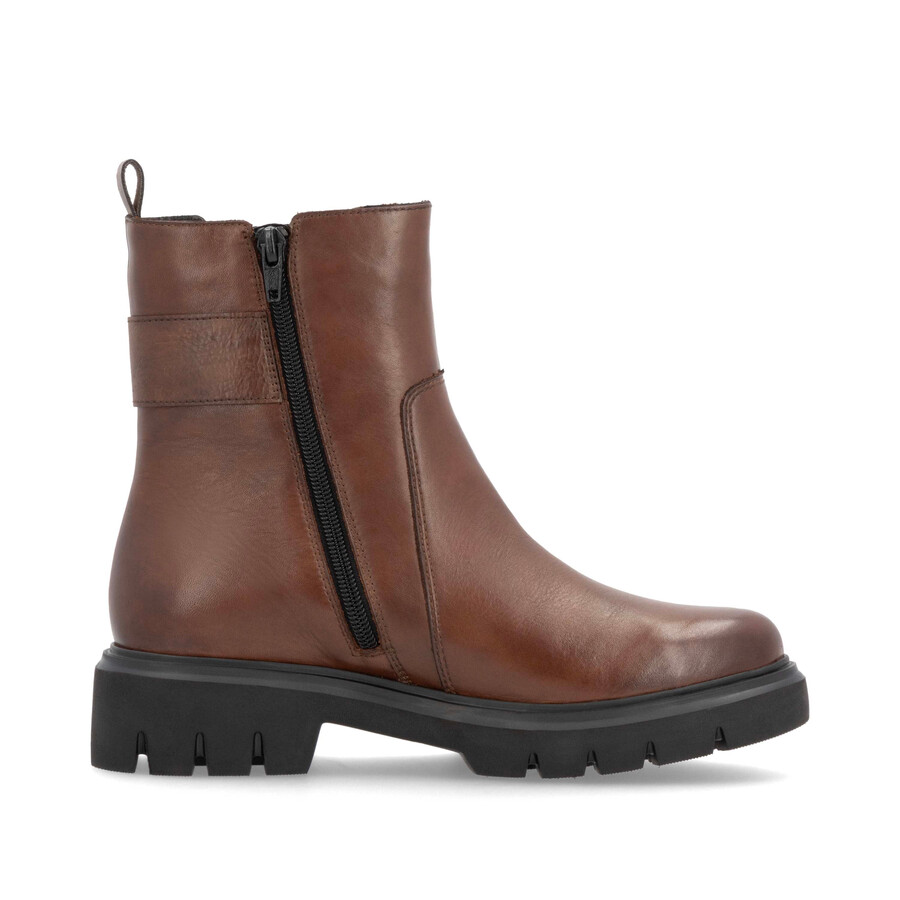 bottes marron à fermeture éclair pour femmes remonte d1w74-22