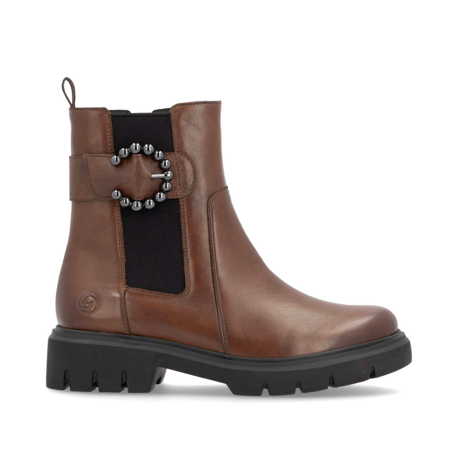bottes marron à fermeture éclair pour femmes remonte d1w74-22