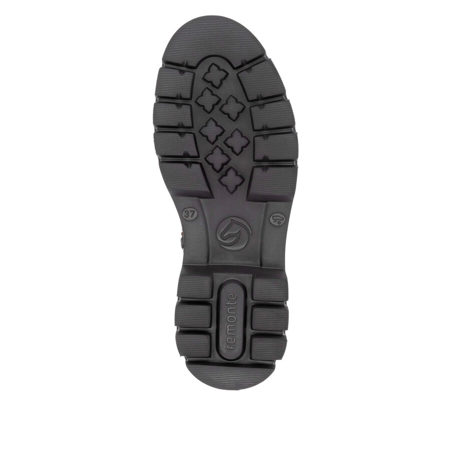 bottes marron à fermeture éclair pour femmes remonte d1w74-22
