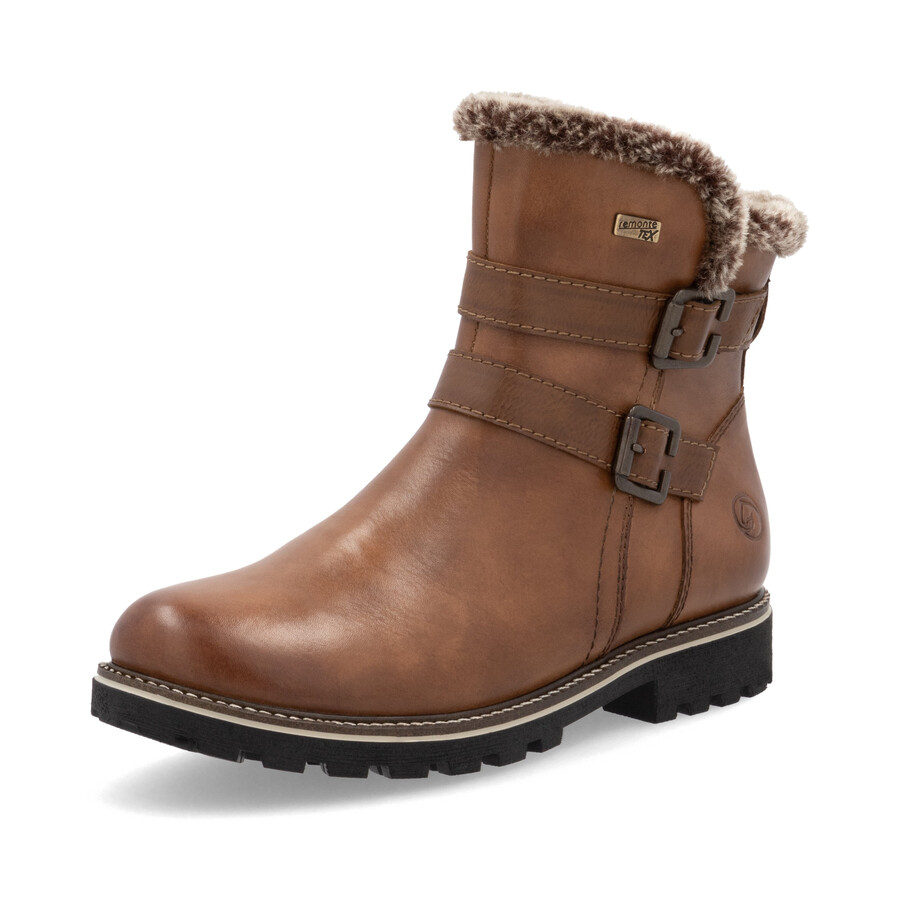 bottes marron à fermeture éclair pour femmes remonte d8484-24