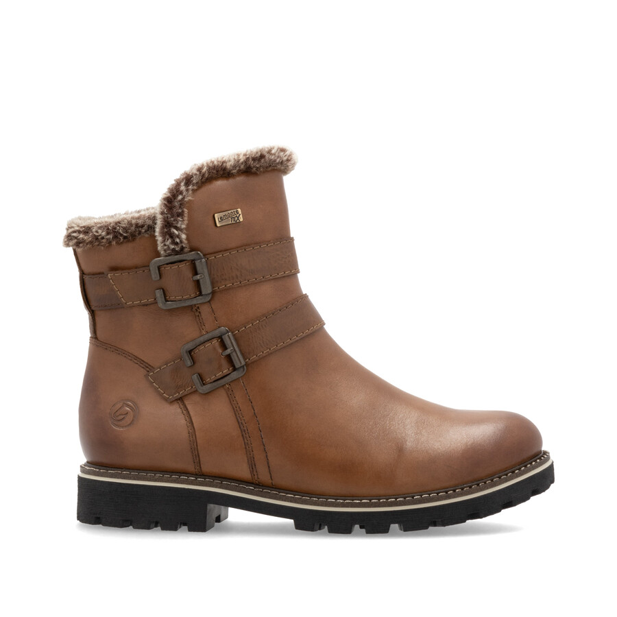 bottes marron à fermeture éclair pour femmes remonte d8484-24
