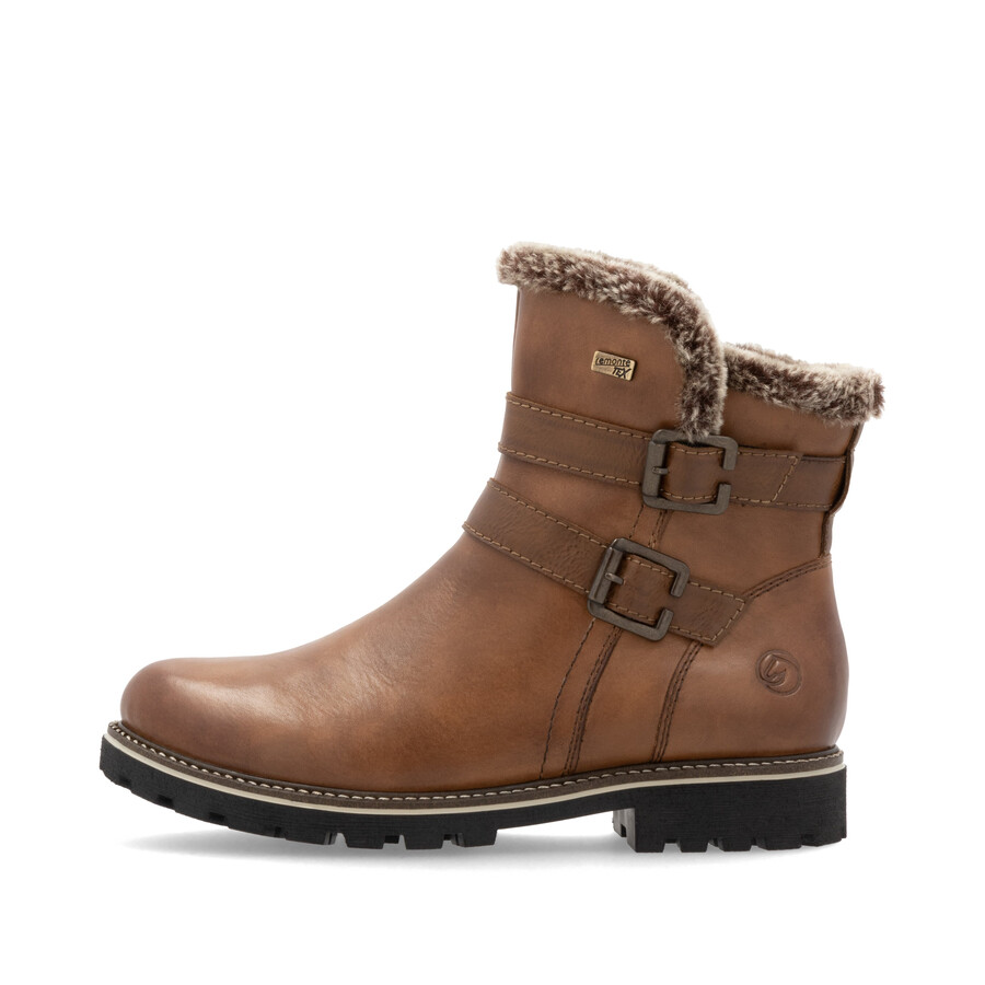 bottes marron à fermeture éclair pour femmes remonte d8484-24