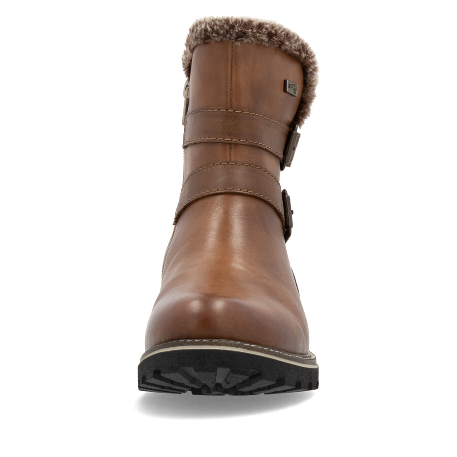 bottes marron à fermeture éclair pour femmes remonte d8484-24