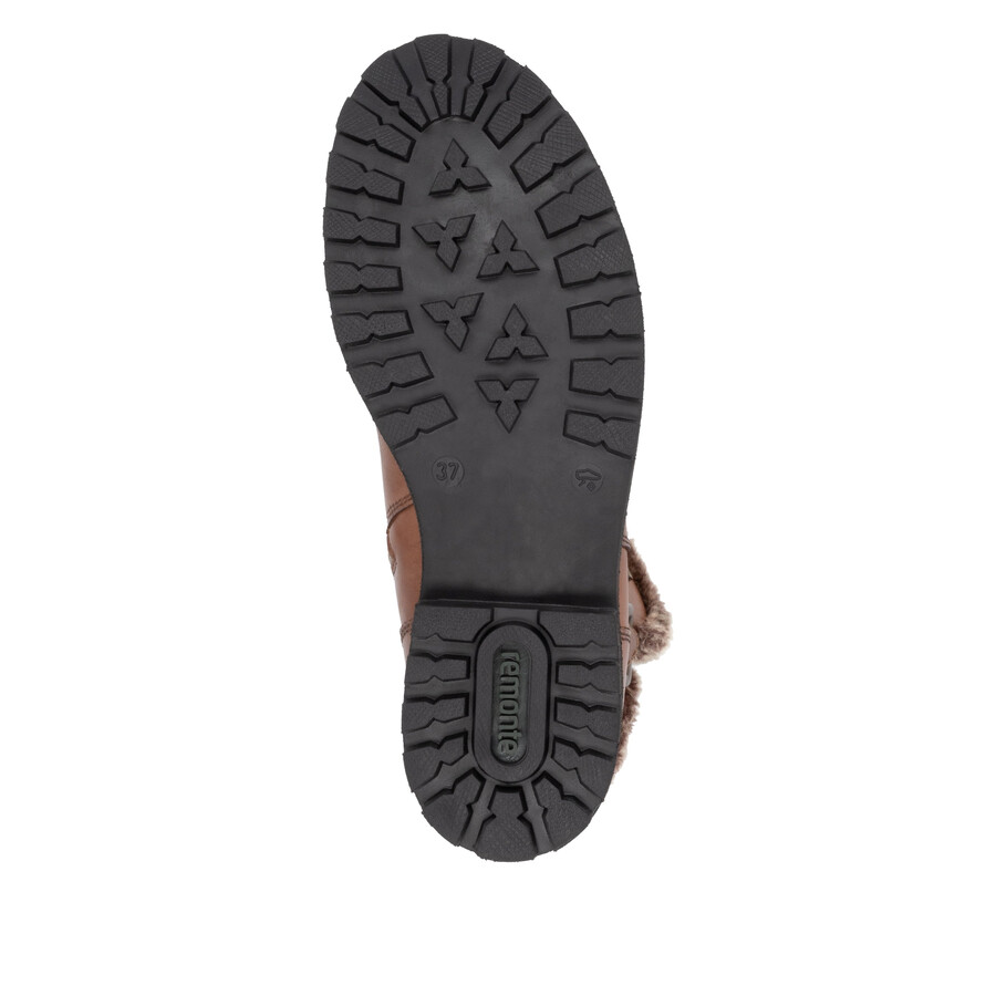 bottes marron à fermeture éclair pour femmes remonte d8484-24