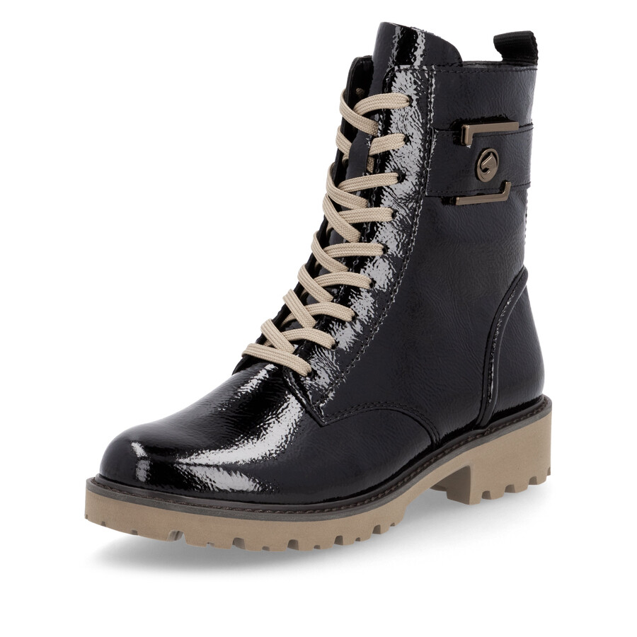 bottes noires à fermeture éclair pour femmes remonte d8663-00