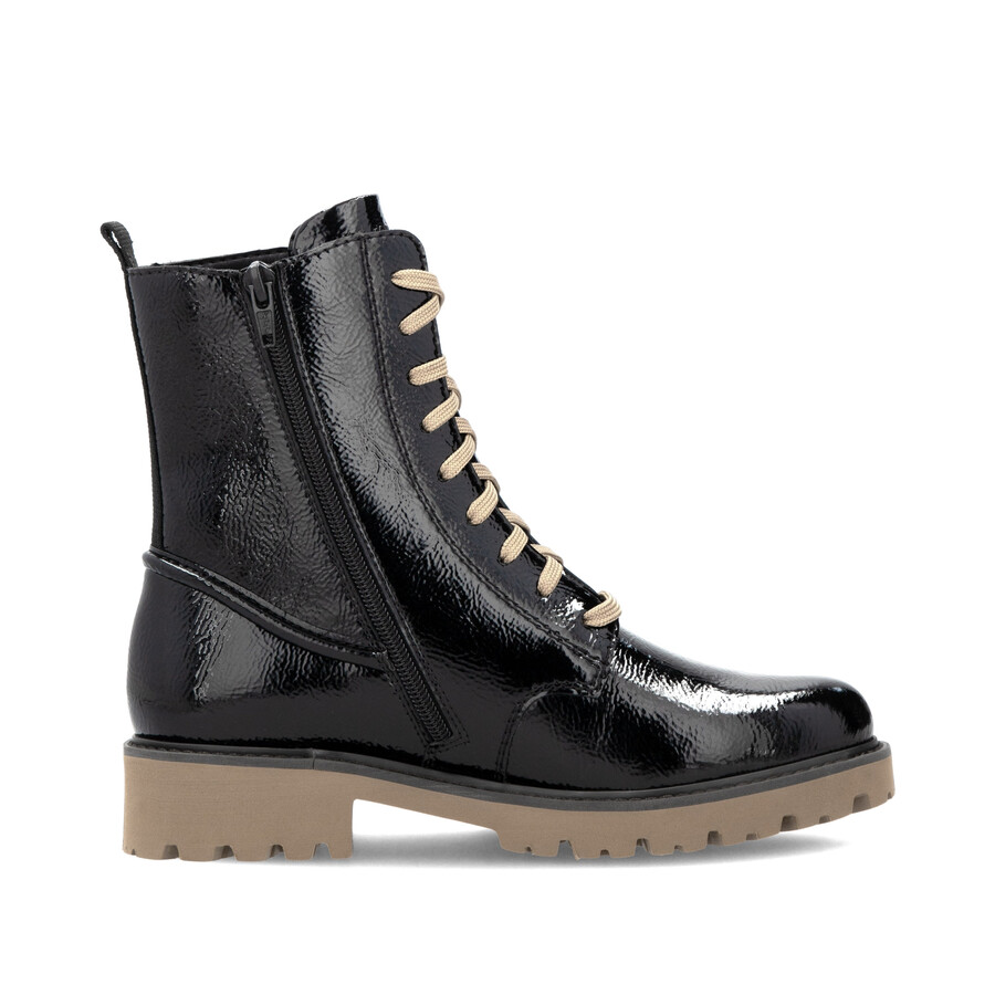 bottes noires à fermeture éclair pour femmes remonte d8663-00
