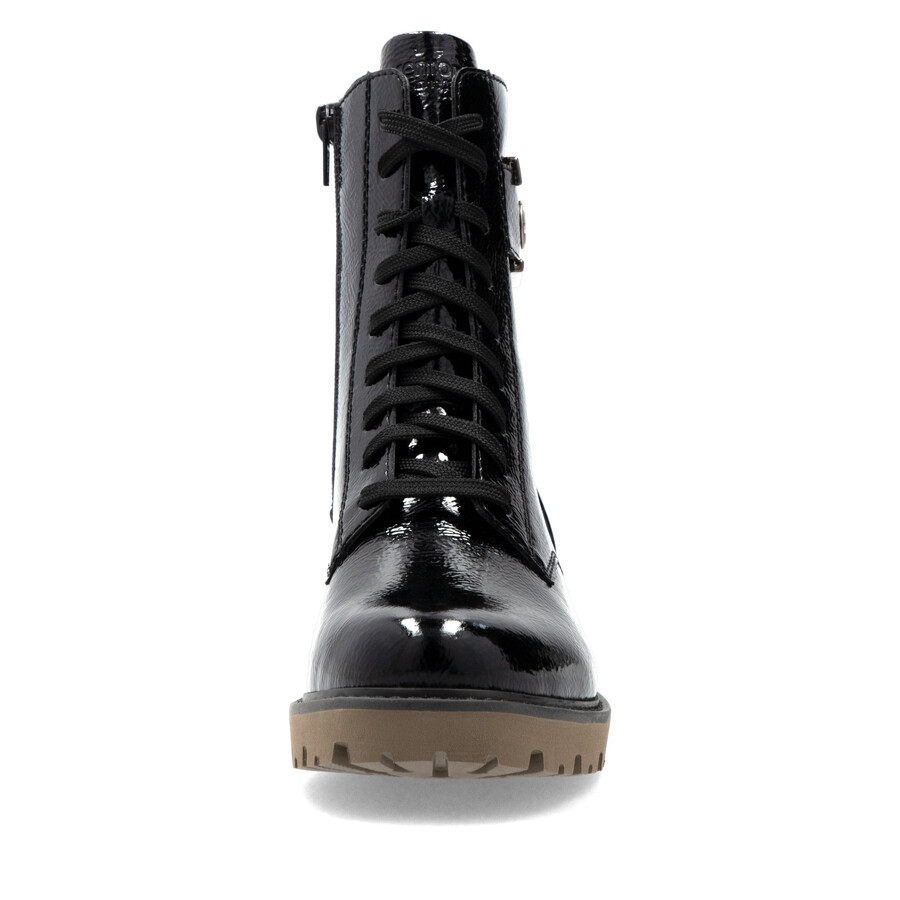 bottes noires à fermeture éclair pour femmes remonte d8663-00