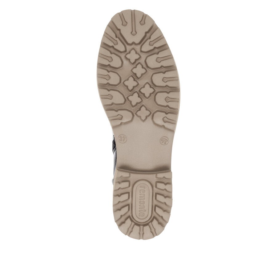 bottes noires à fermeture éclair pour femmes remonte d8663-00