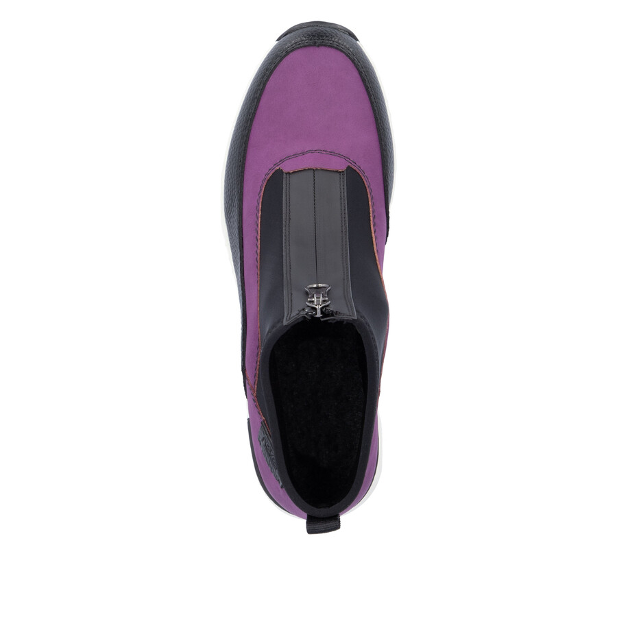 bottes roses à fermeture éclair pour femmes rieker n6352-30
