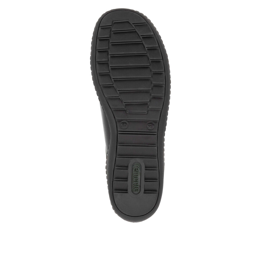 bottes noires à fermeture éclair pour femmes remonte r1458-03