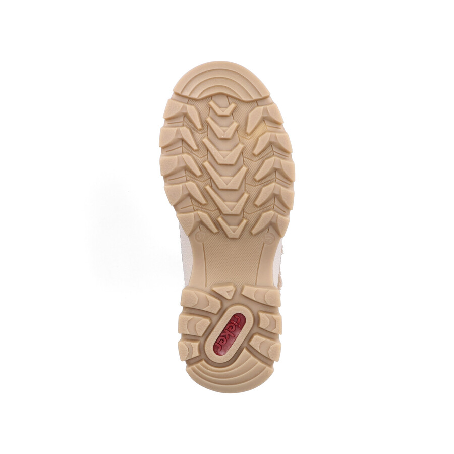 bottes grises à fermeture éclair pour femmes rieker x9335-45