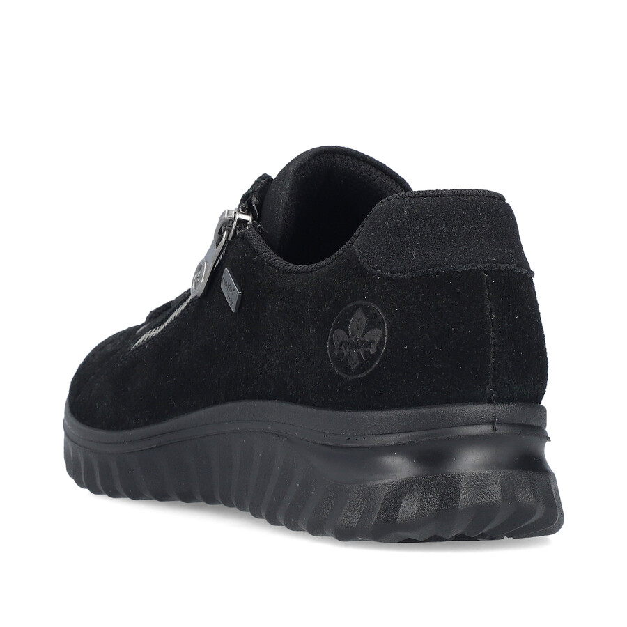 chaussures noires à fermeture éclair pour femmes rieker 59000-00