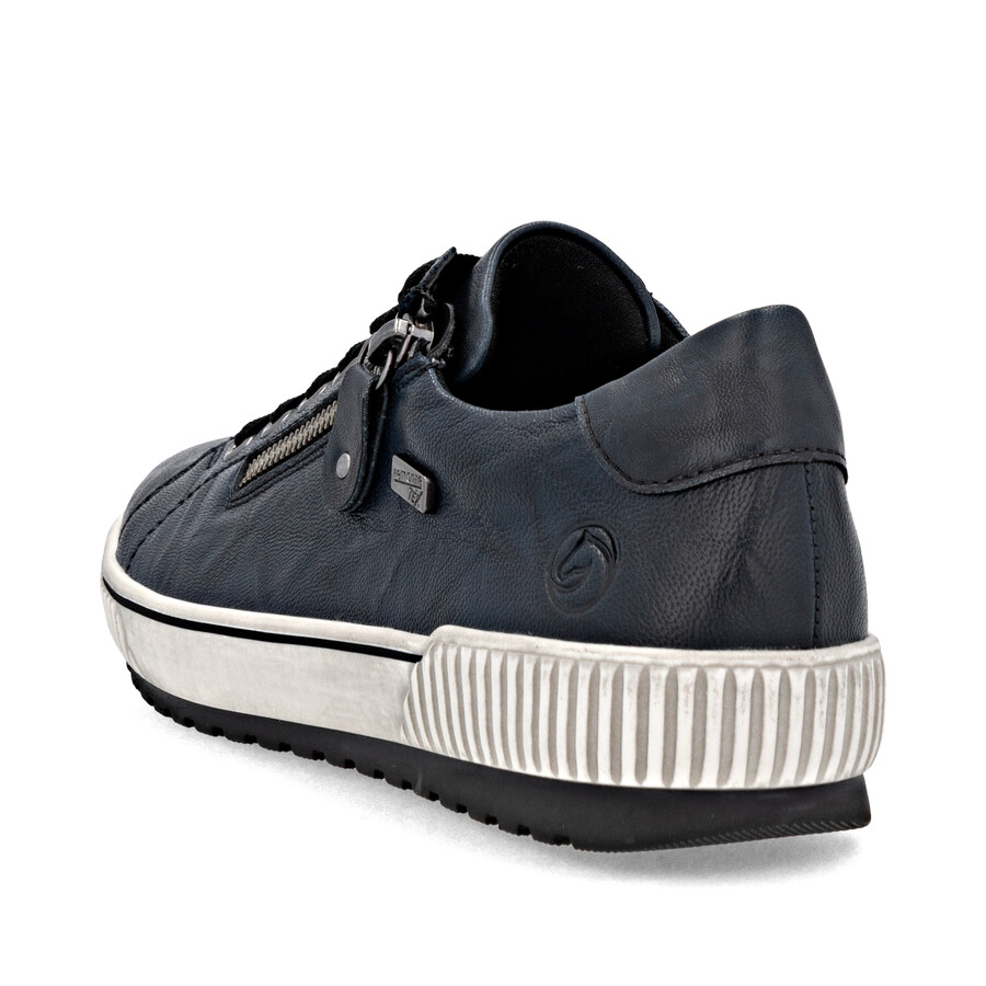 chaussures bleues à fermeture éclair pour femmes remonte d0700-15