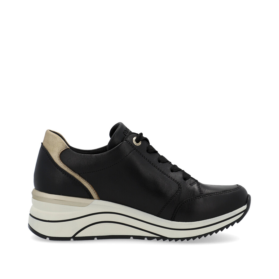 chaussures noires à fermeture éclair pour femmes remonte d0t03-01