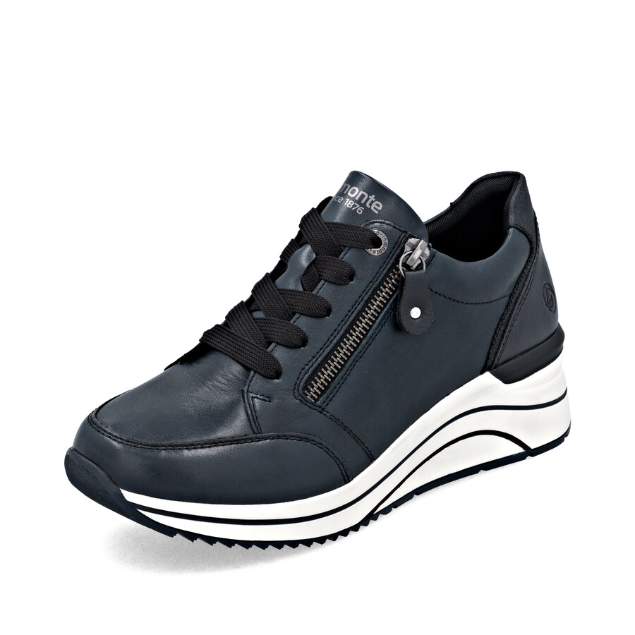 chaussures bleues à fermeture éclair pour femmes remonte d0t03-15