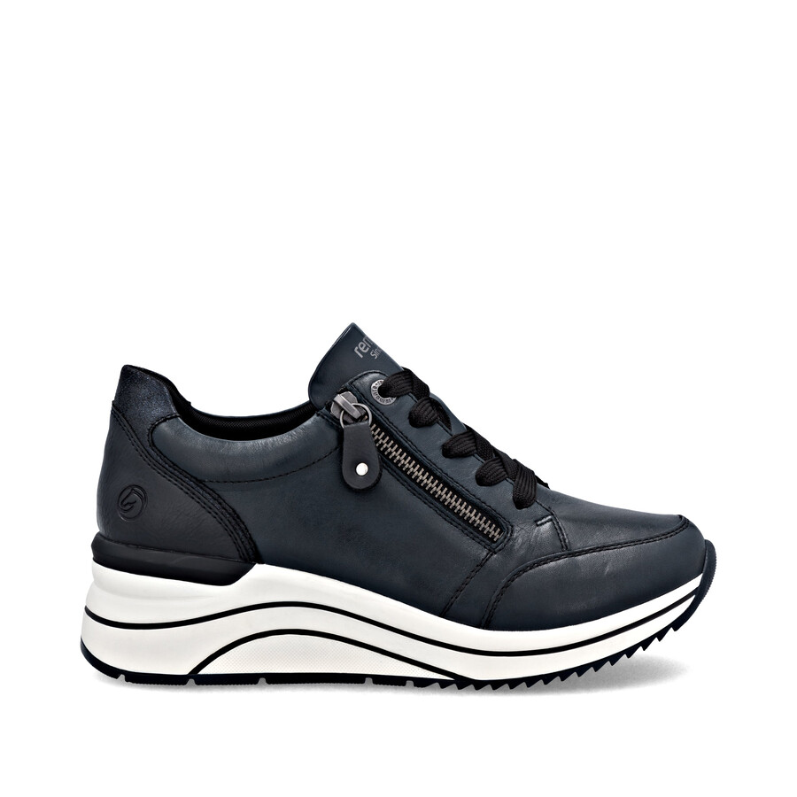 chaussures bleues à fermeture éclair pour femmes remonte d0t03-15