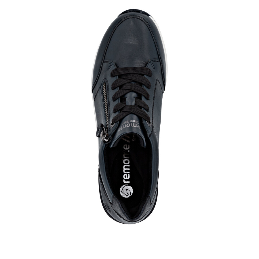 chaussures bleues à fermeture éclair pour femmes remonte d0t03-15