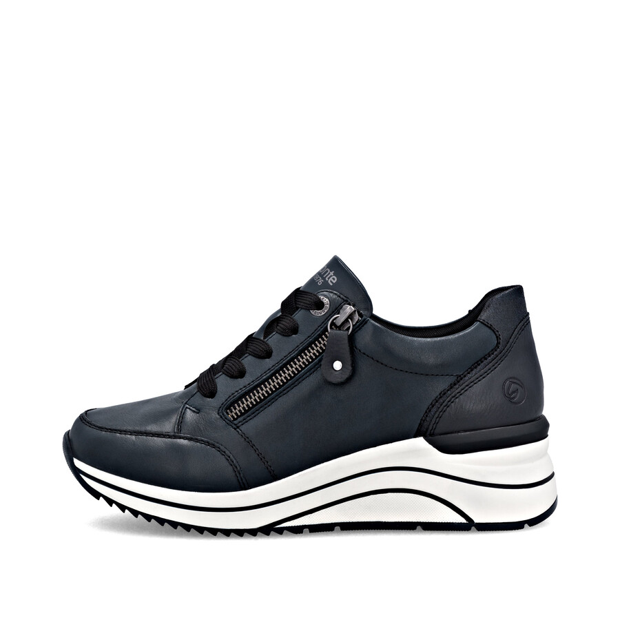 chaussures bleues à fermeture éclair pour femmes remonte d0t03-15