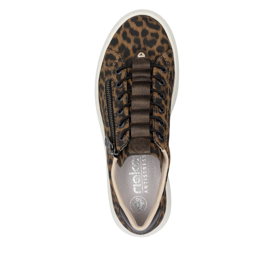 chaussures à fermeture éclair multiples pour femmes rieker m1953-90