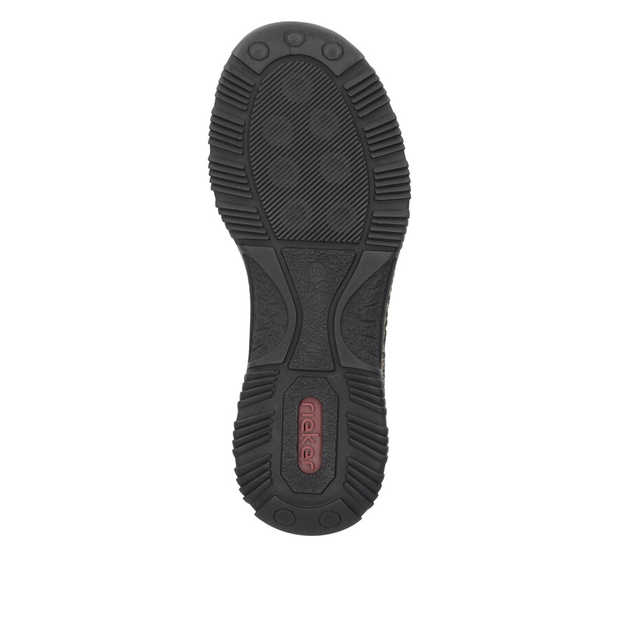 chaussures élastiques noires pour femmes rieker n3267-01