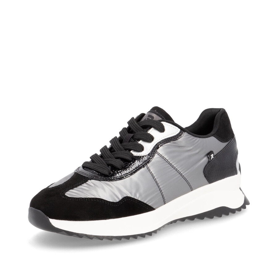 chaussures élastiques grises pour femmes rieker sport w1306-42