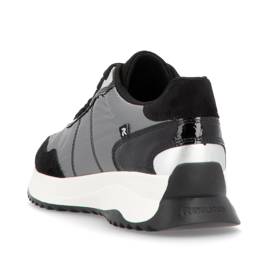 chaussures élastiques grises pour femmes rieker sport w1306-42