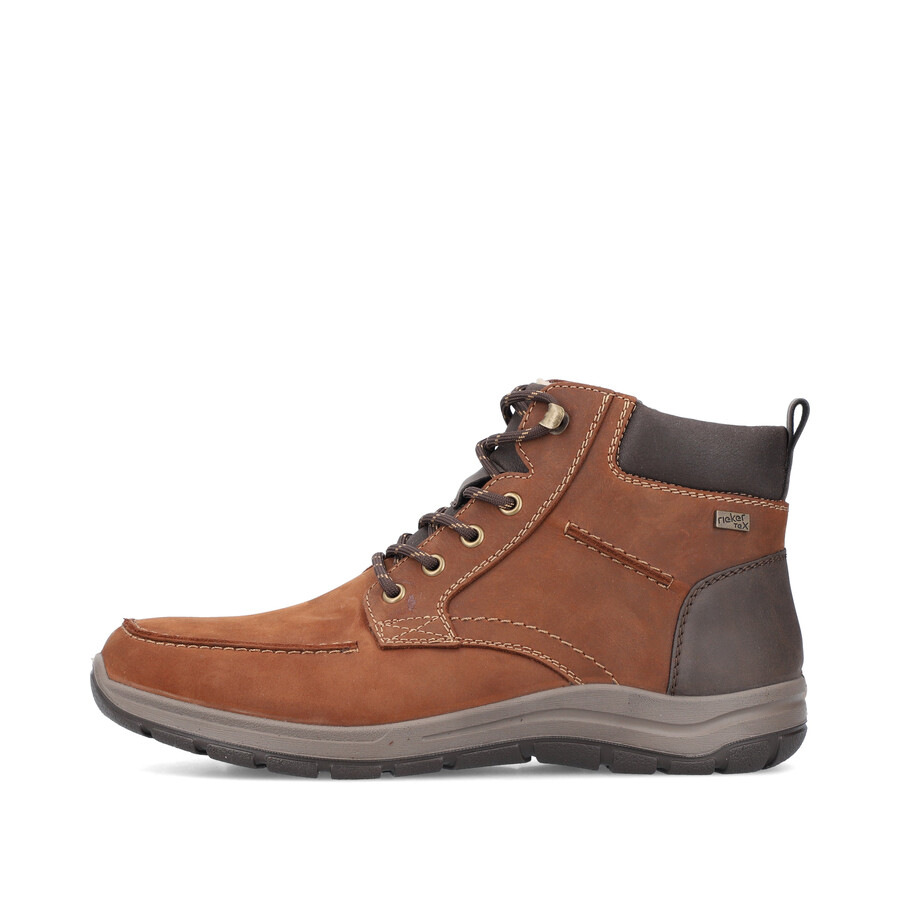 bottes marron à fermeture éclair pour homme rieker 03610-22