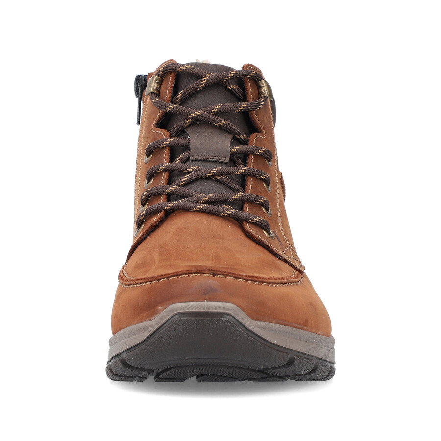 bottes marron à fermeture éclair pour homme rieker 03610-22