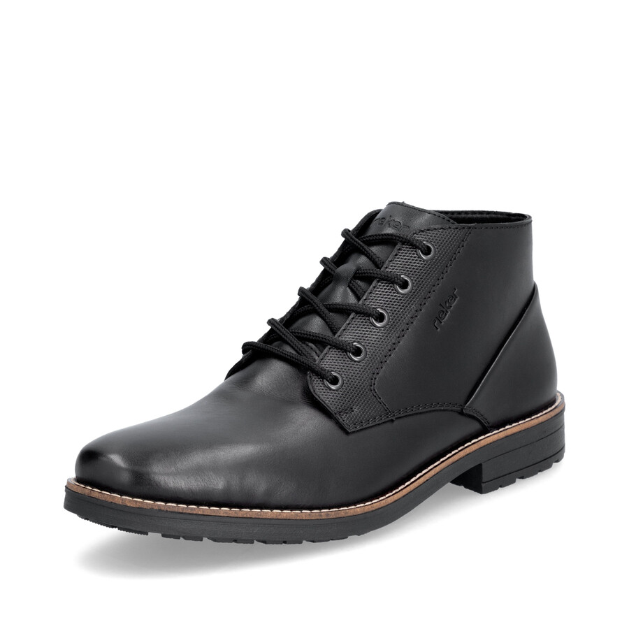 bottes élastiques noires pour hommes rieker 33207-00