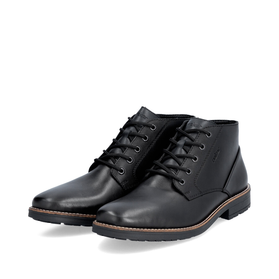 bottes élastiques noires pour hommes rieker 33207-00
