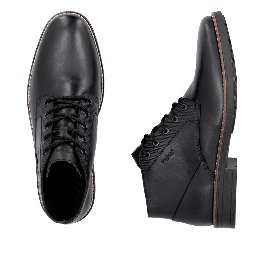 bottes élastiques noires pour hommes rieker 33207-00